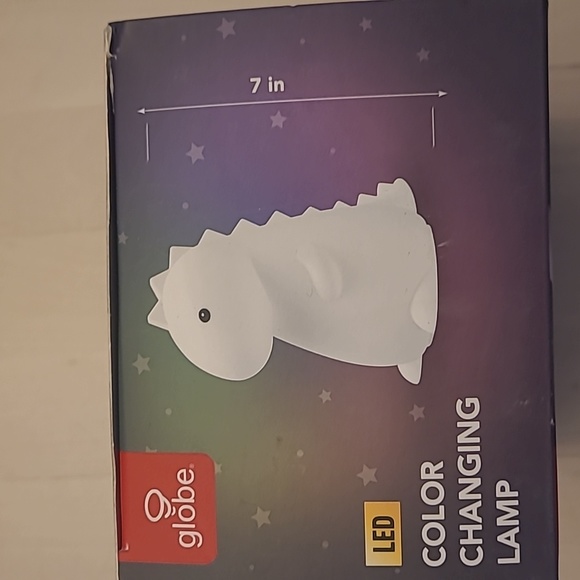 NIB Globe Tommy Dinosaur LED Color Changing Light with USB Charger BPA FREE - Picture 10 of 10